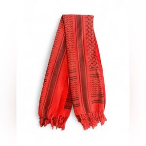 New red desert scarf